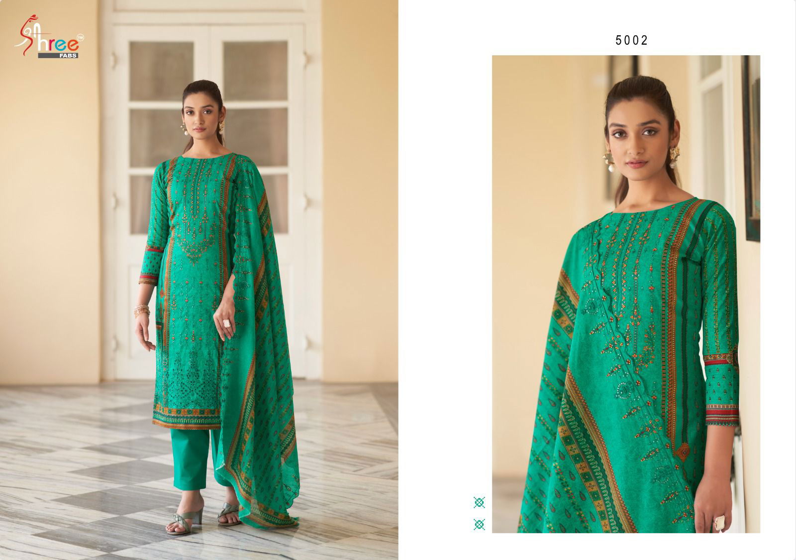 Bin Saeed Lawn Collection Vol 5 By Shree Cotton Salwar Suits Catalog